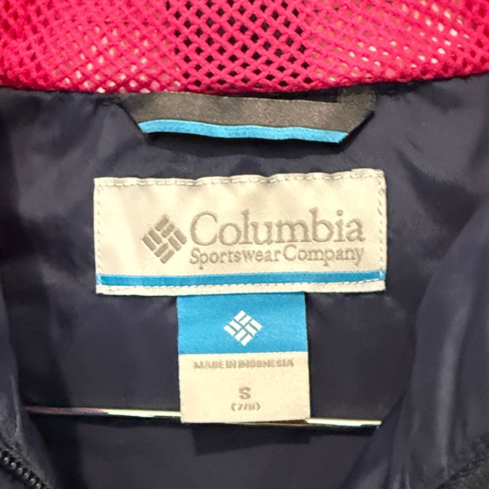 Columbia Kids' Dark Blue Raincoat size 6 (7/8) - Picture 6 of 6